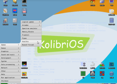 KolibriOS – самая маленькая операционная система в мире