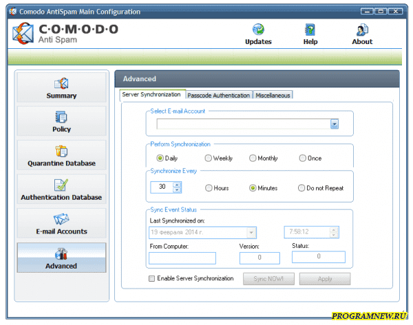 Comodo AntiSpam 2.70