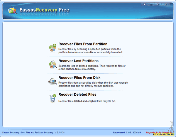 Eassos Recovery Free 4.2